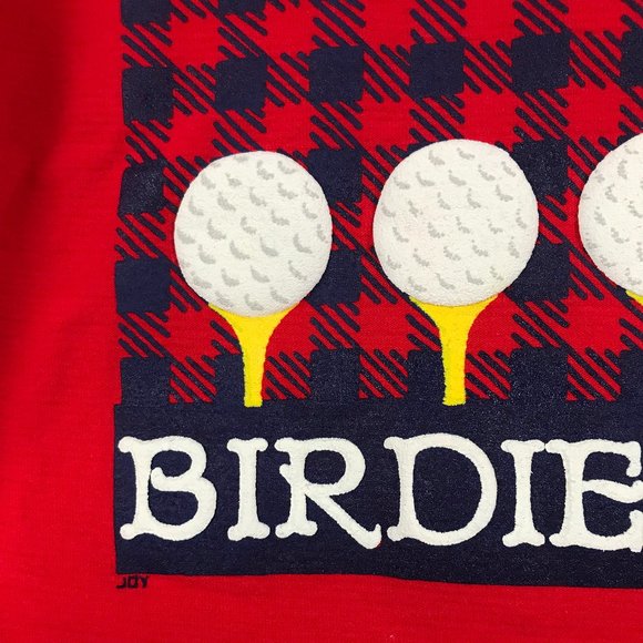 Vintage Oneita Shirt Mens Large Red Super Heavyweight Preshrunk Golf Embroidered - Picture 10 of 11